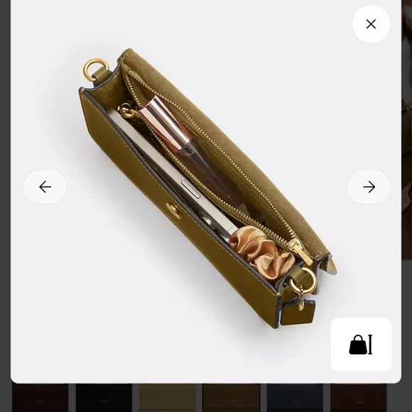 Coach Olive Leather Crossbody Bag - Picture 3 of 6